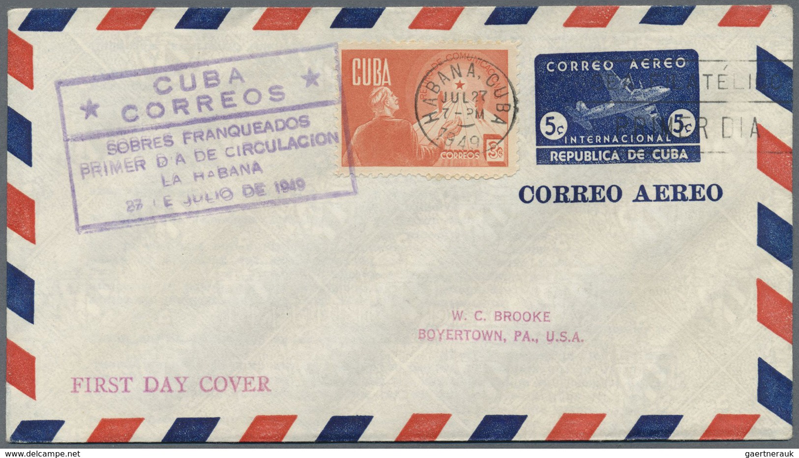 GA Cuba: 1949/2000 (ca.), AEROGRAMMES: Accumulation With About 700 Unused And Used/CTO Aerogrammes With - Other & Unclassified