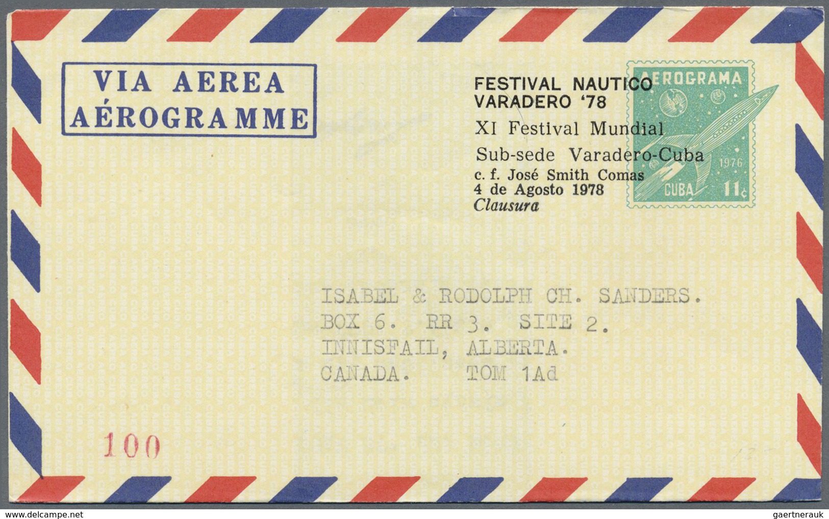 GA Cuba: 1949/2000 (ca.), AEROGRAMMES: Accumulation With About 700 Unused And Used/CTO Aerogrammes With - Other & Unclassified