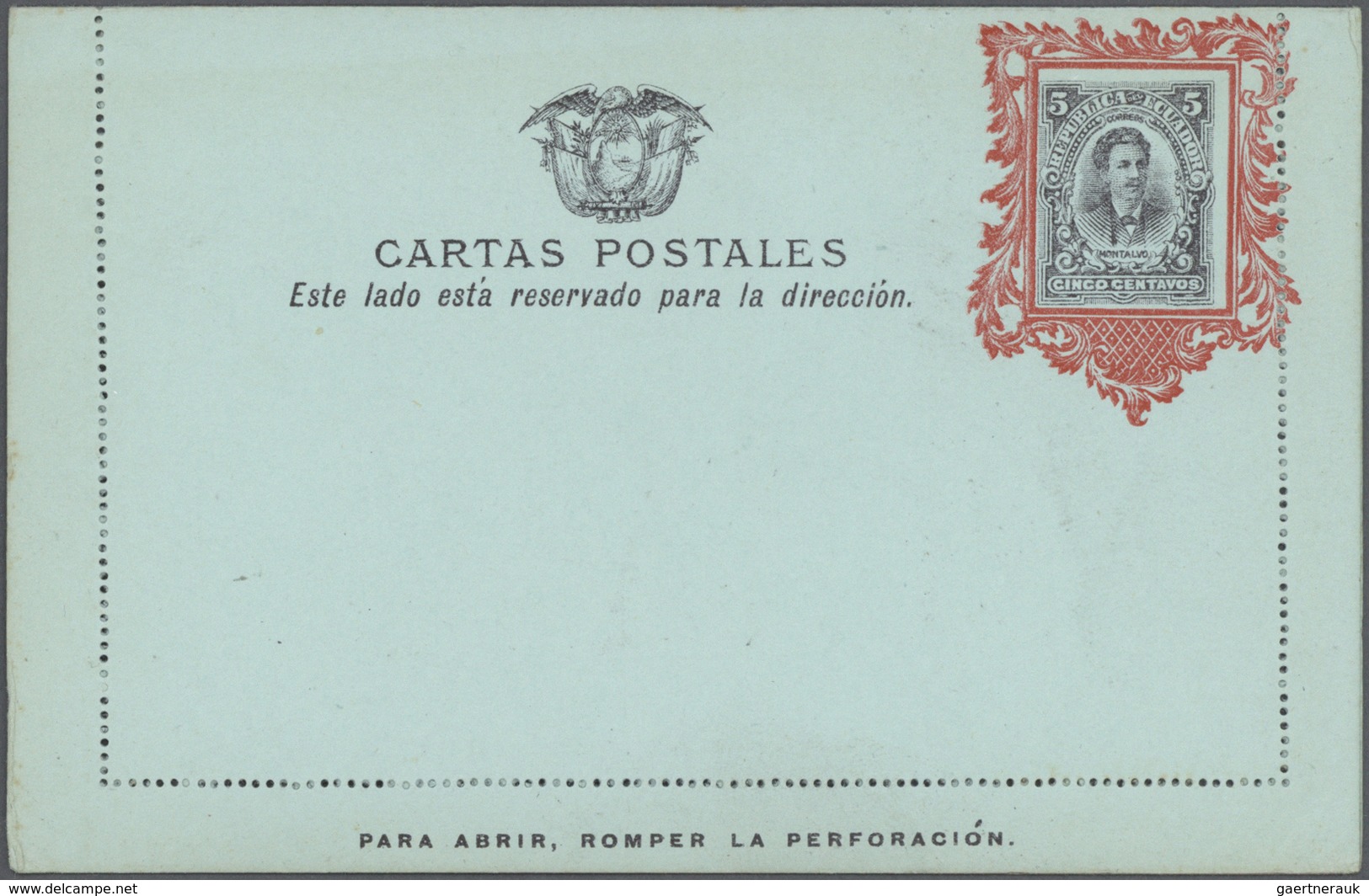 GA Ecuador: 1887/1920, Nice Lot Of 71 Unused And 13 Used Postal Staioneries In Somewhat Different Condi - Equateur