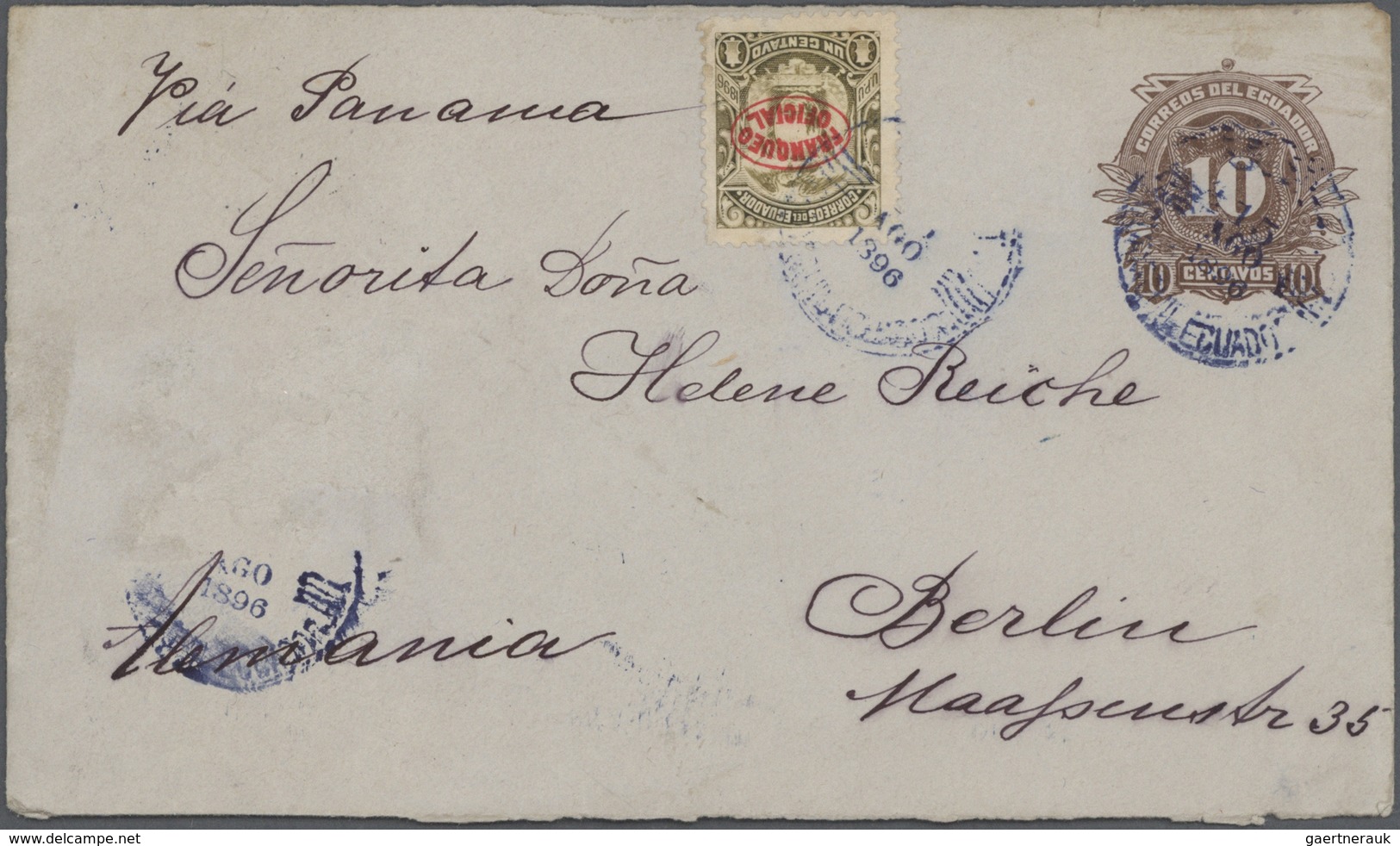 GA Ecuador: 1887/1920, Nice Lot Of 71 Unused And 13 Used Postal Staioneries In Somewhat Different Condi - Ecuador