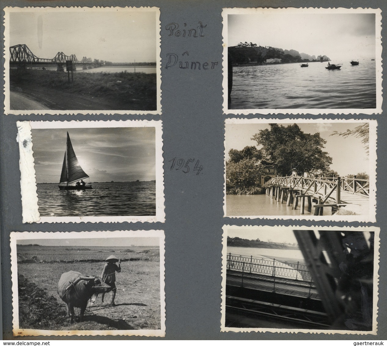 Französisch-Indochina: 1954-1955: Photoalbum Of A German Foreign Legioner In Indochina With 162 Phot - Storia Postale