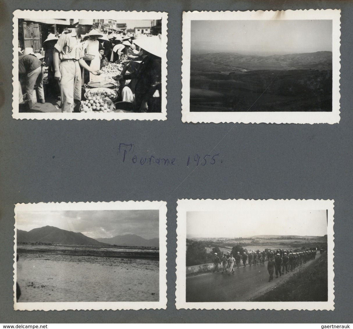 Französisch-Indochina: 1954-1955: Photoalbum Of A German Foreign Legioner In Indochina With 162 Phot - Lettres & Documents