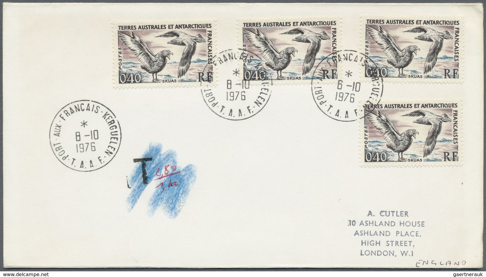 Br/ Französische Gebiete in der Antarktis: 1958/1995, accumulation of apprx. 158 covers/f.d.c. with attr