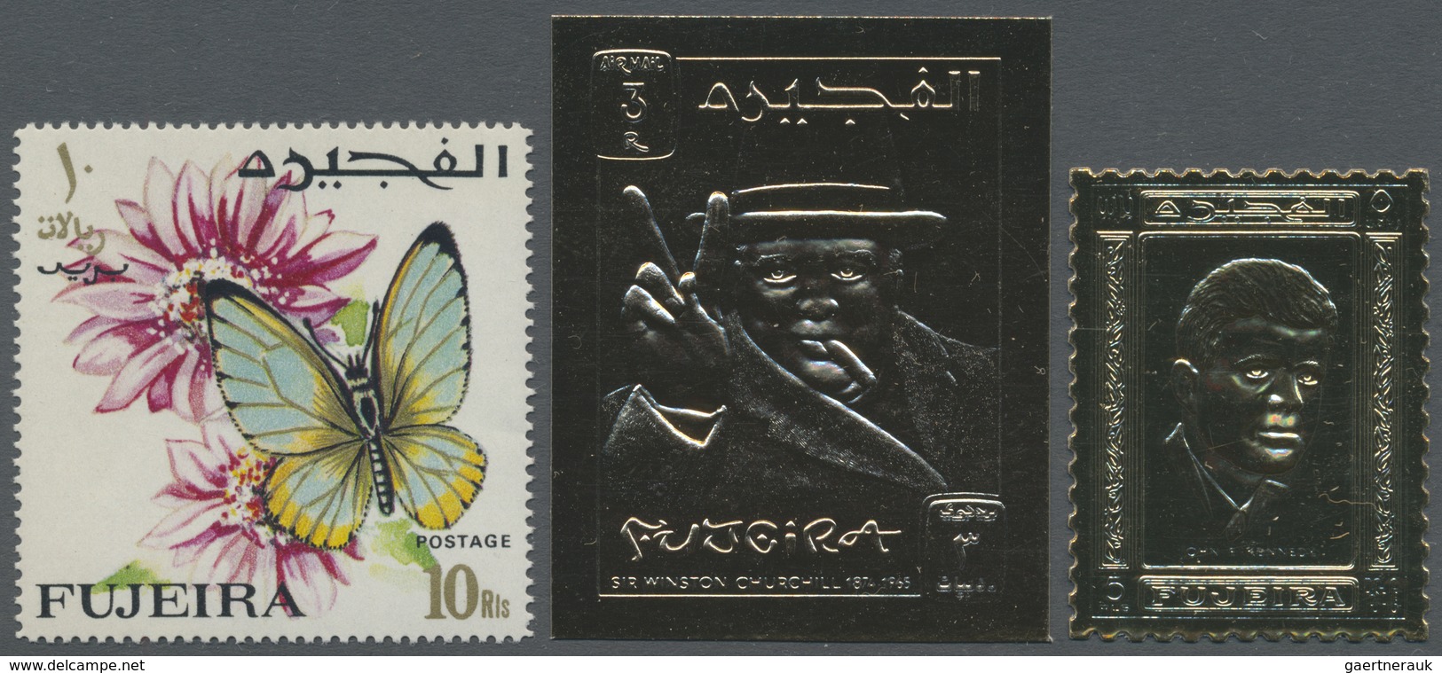 ** Fudschaira / Fujeira: 1964/1972 (ca.), Accumulation In Box With Mostly Miniature Sheets But Also Sin - Fujeira