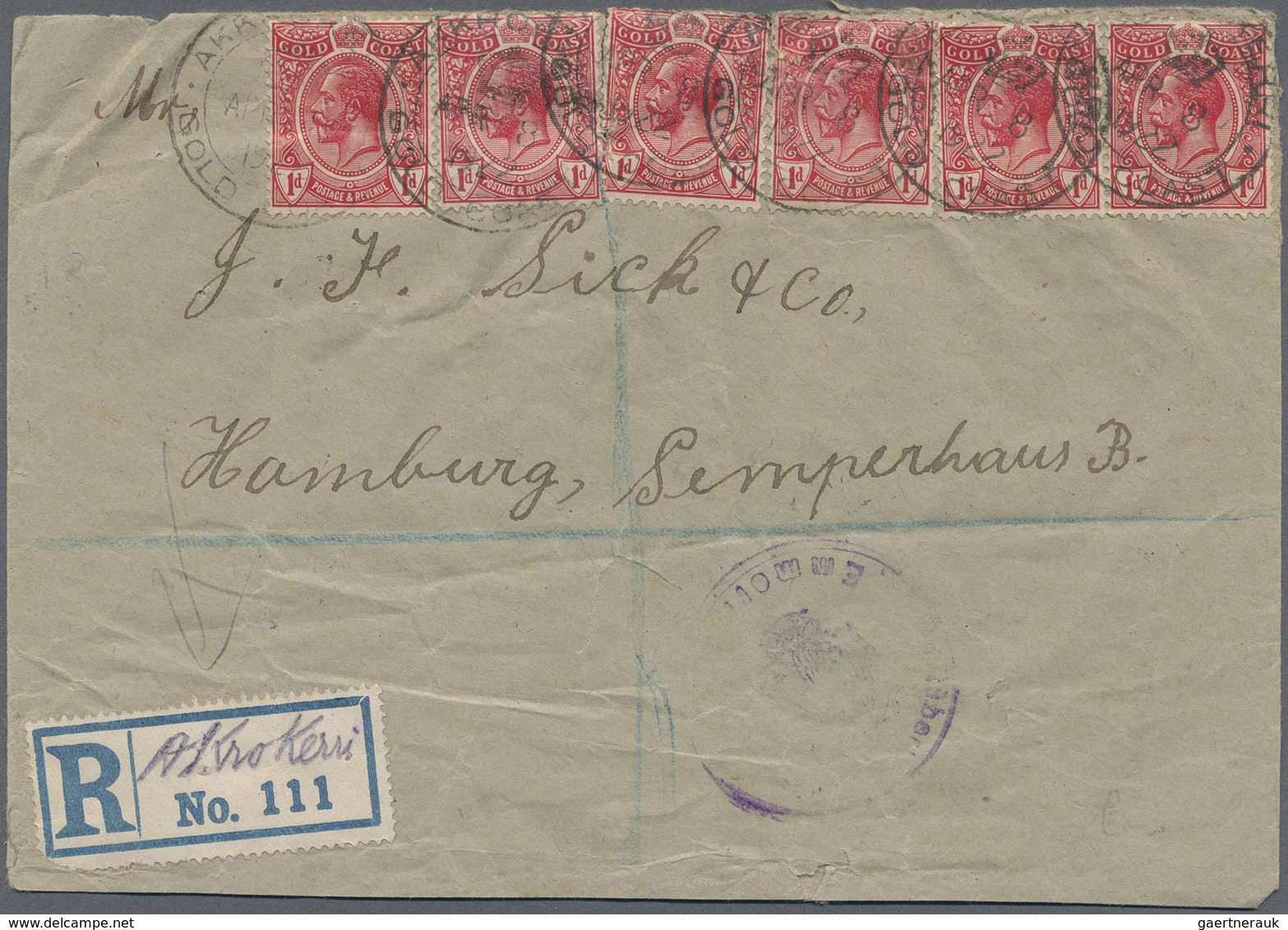 Br Goldküste: 1894/1952: 36 Interesting Envelopes, Picture Postcards And Postal Stationeries Including - Côte D'Or (...-1957)