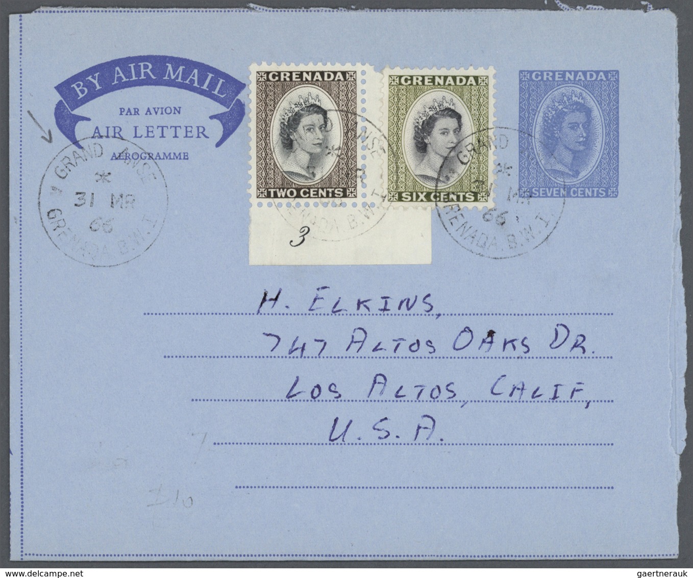 GA Grenada: 1949/1993 (ca.), Accumulation With About 710 Unused And Used/CTO Airletters And AEROGRAMMES - Grenada (...-1974)