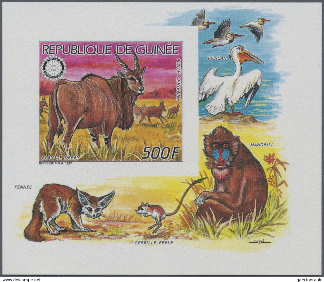 ** Guinea: 1964/2003 (ca.), Accumulation In Box With Stamps And Miniature Sheets Incl. Many IMPERFORATE - Guinée (1958-...)