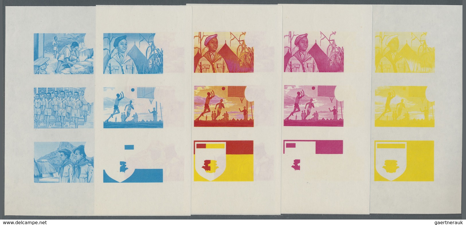 ** Guinea: 1967/83, Sammlung Von 736 PHASENDRUCKEN Nur Verschiedener Und Kompletter Ausgaben, Dabei Sch - Guinée (1958-...)