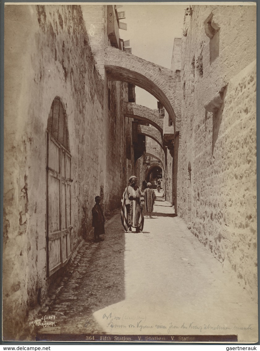 Holyland: 1910: Collection Of 43 Large Format Photos. Ex Coll. Dönitz. Jezusalem, Bethlehem, Jericho - Palestine