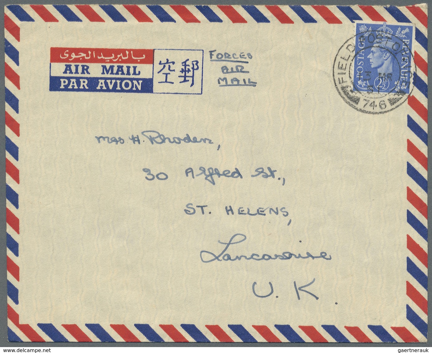Br Hongkong: 1951/1983 - British Forces In Hongkong: 43 Covers Used From British F.P.O.'s Hongkong, Som - Sonstige & Ohne Zuordnung