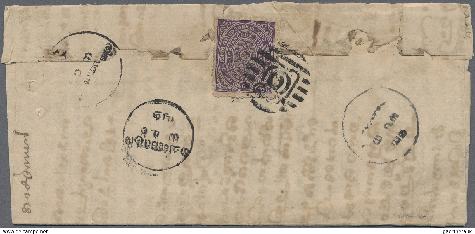 Br/O Indien: 1860's-1880's Ca.: About 200 Covers, Inland Mail Mostly But Few Covers To Destinations Like - Autres & Non Classés