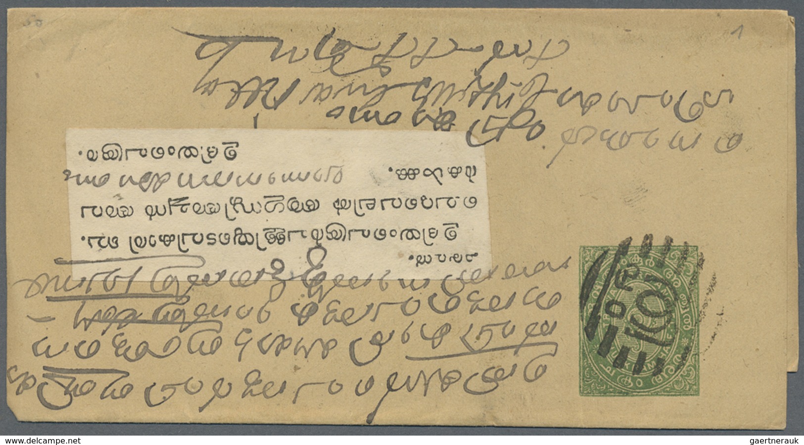 GA/Br Indien: 1880's/1950's ca.: Accumulation of about 170 covers, postcards and postal stationery from In