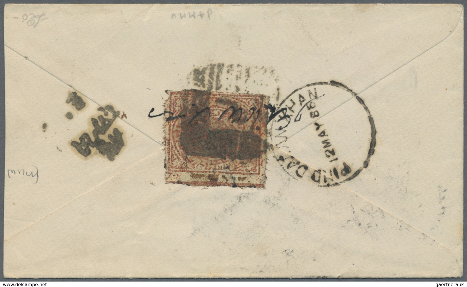 GA/Br Indien: 1880's/1950's ca.: Accumulation of about 170 covers, postcards and postal stationery from In