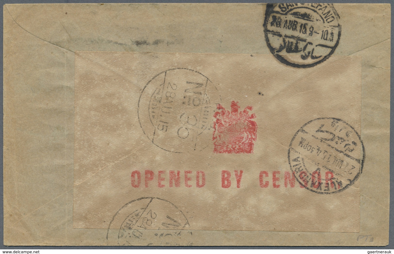 Br Indien: 1906/1940's: Group Of 18 Covers Franked With KEVII To KGVI. Adhesives Including Single, Mult - Autres & Non Classés