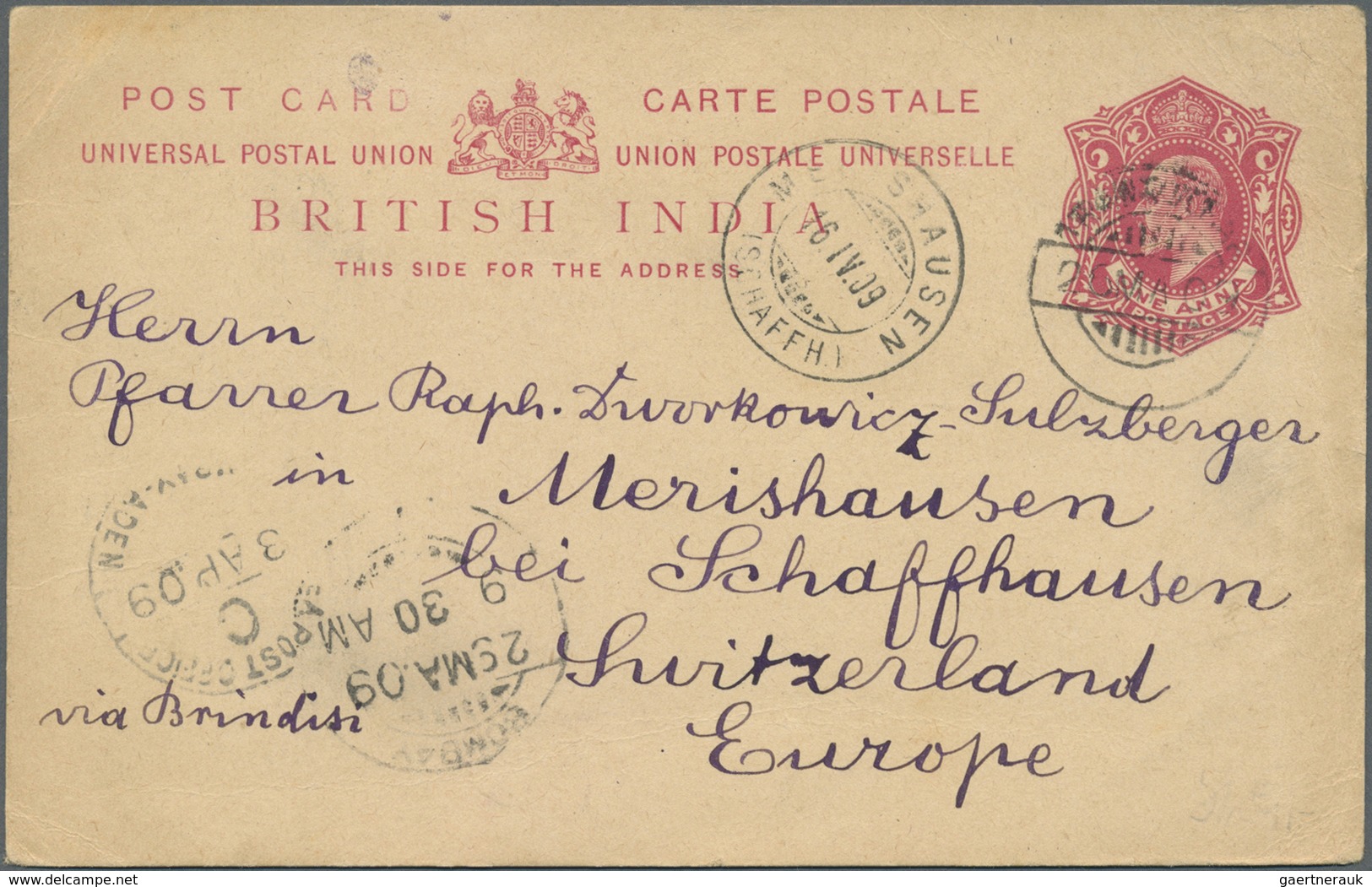 GA/Br Indien - Used Abroad: 1890-1909 DANISH SETTLEMENT: Group Of 11 Postal Stationery Cards/envelopes Plu - Autres & Non Classés