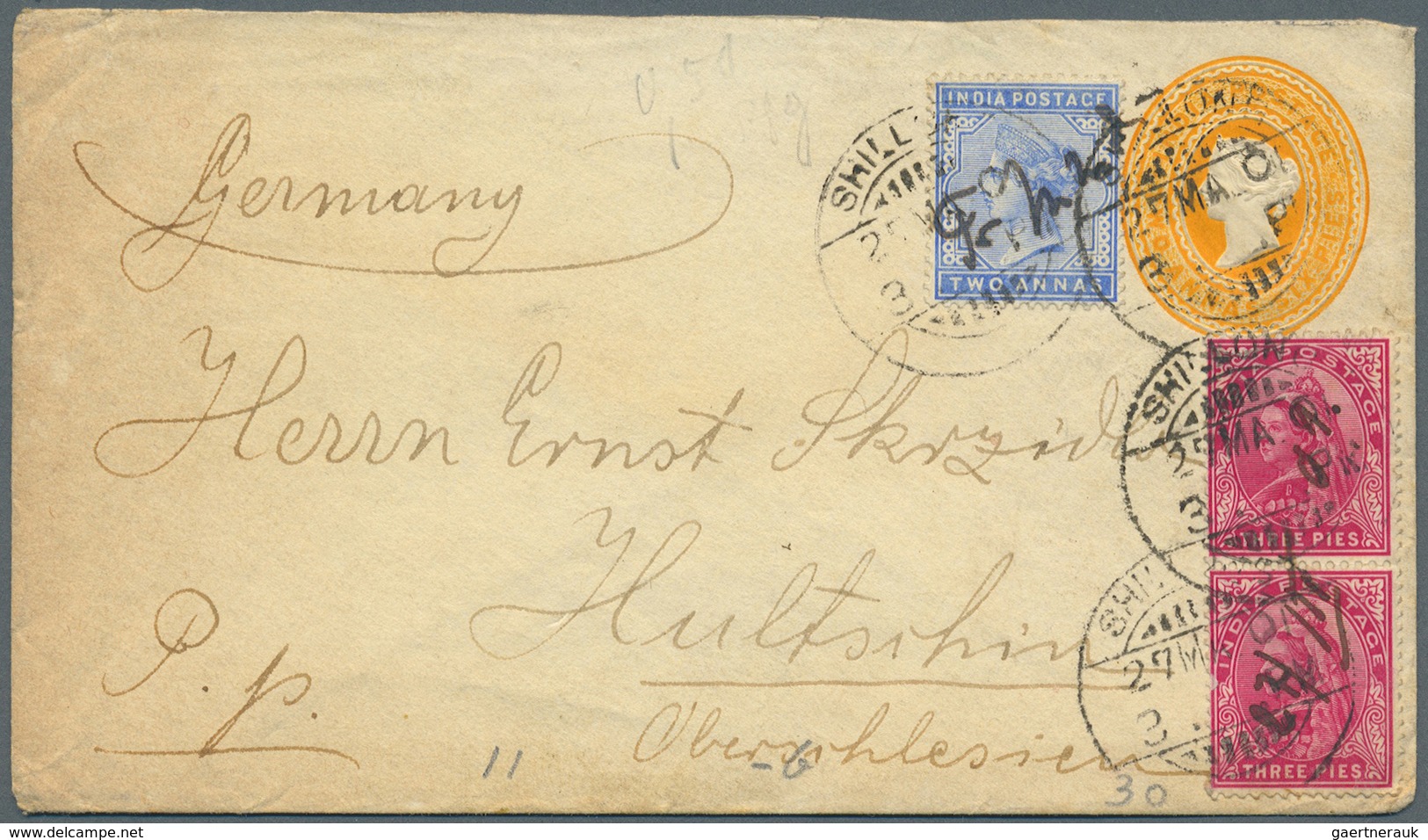 GA Indien - Ganzsachen: 1870 - 1903, QUEEN VICTORIA: Nice Collection Of Over 40 Postal Stationery Cards - Unclassified