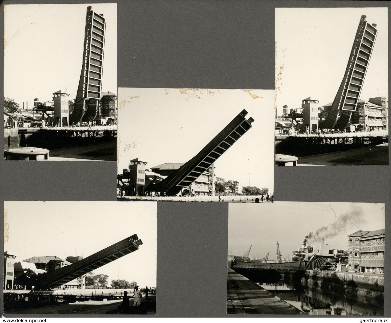 Indien - Besonderheiten: Photoalbum Documenting The Bulding Of A Bridge By The Germany Company JUCHO - Autres & Non Classés
