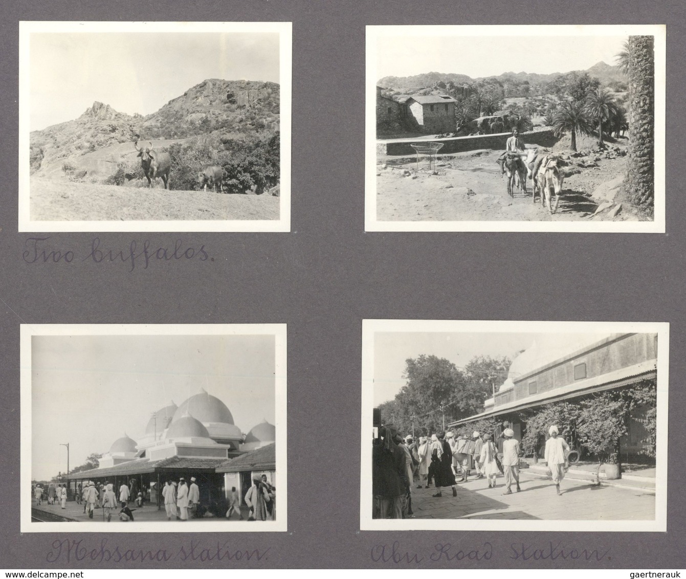 Indien - Besonderheiten: 1927: Photo Album Of A Swiss Diplomat With 154 Photos From Bombay. ÷  1927: - Other & Unclassified