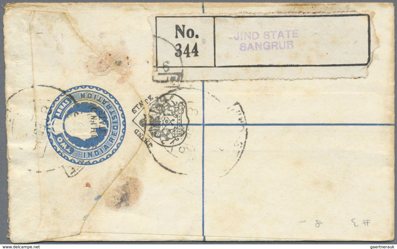 GA Indien - Konventionalstaaten: 1850's-1940's Ca.: Collection Of More Than 300 Postal Stationery Cards - Autres & Non Classés