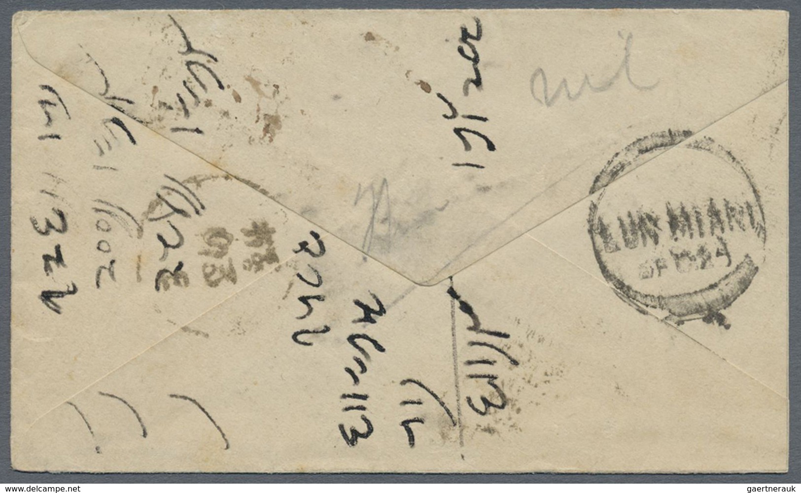 GA/Br/Brfst/O Indien - Feudalstaaten: JAMMU & KASHMIR 1860's-80's: Group of 10 covers and three stamps, with J&K-B