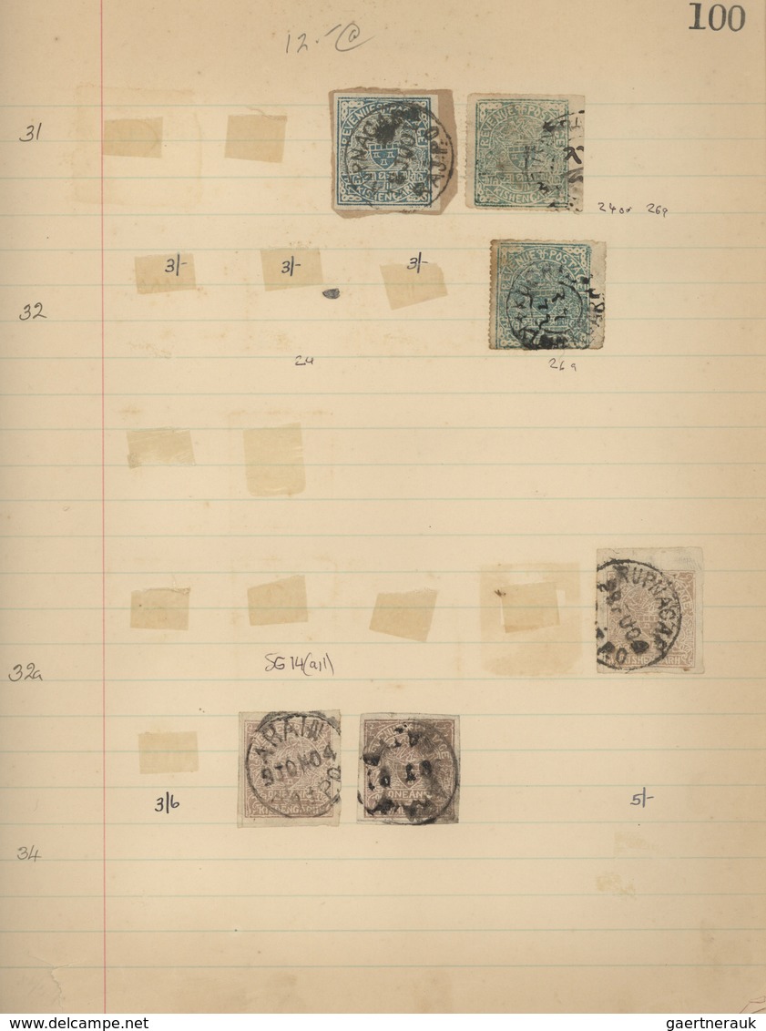 O/*/(*) Indien - Feudalstaaten: JAIPUR, J&K, JIND, KISHANGARH: Stanley Gibbons stock book containing hundred