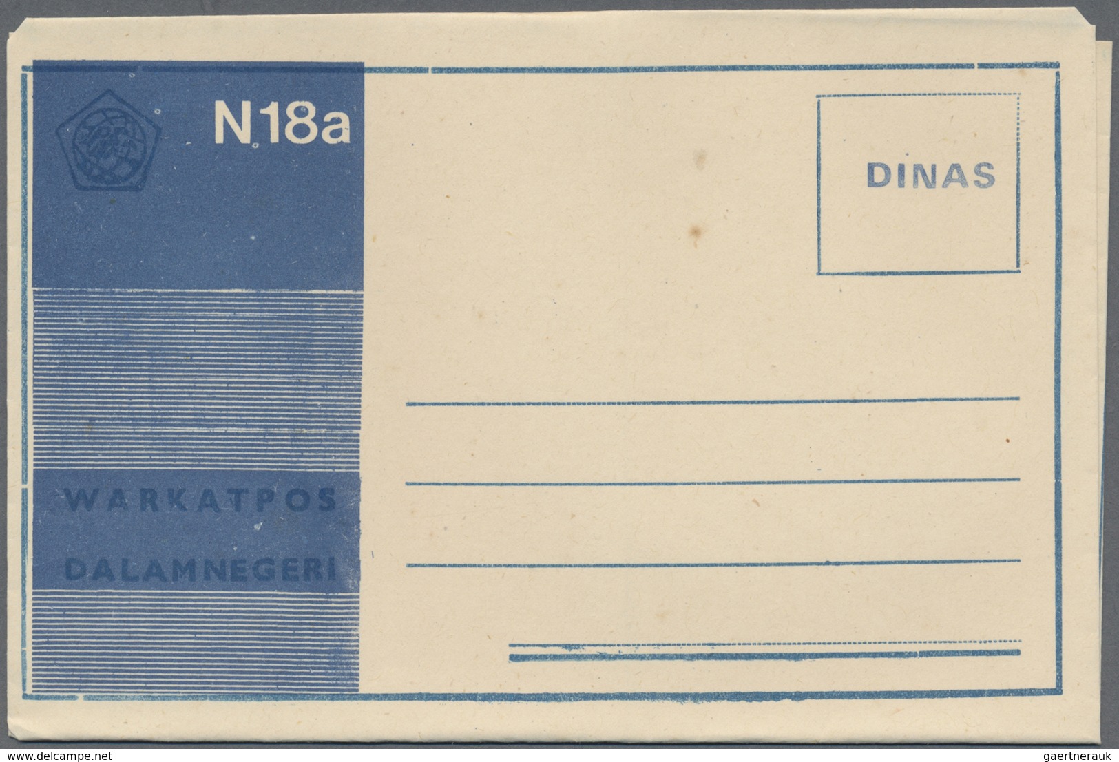 GA Indonesien: 1950/76, military / UN peacekeeping / govt. service special envelopes collection: Milita