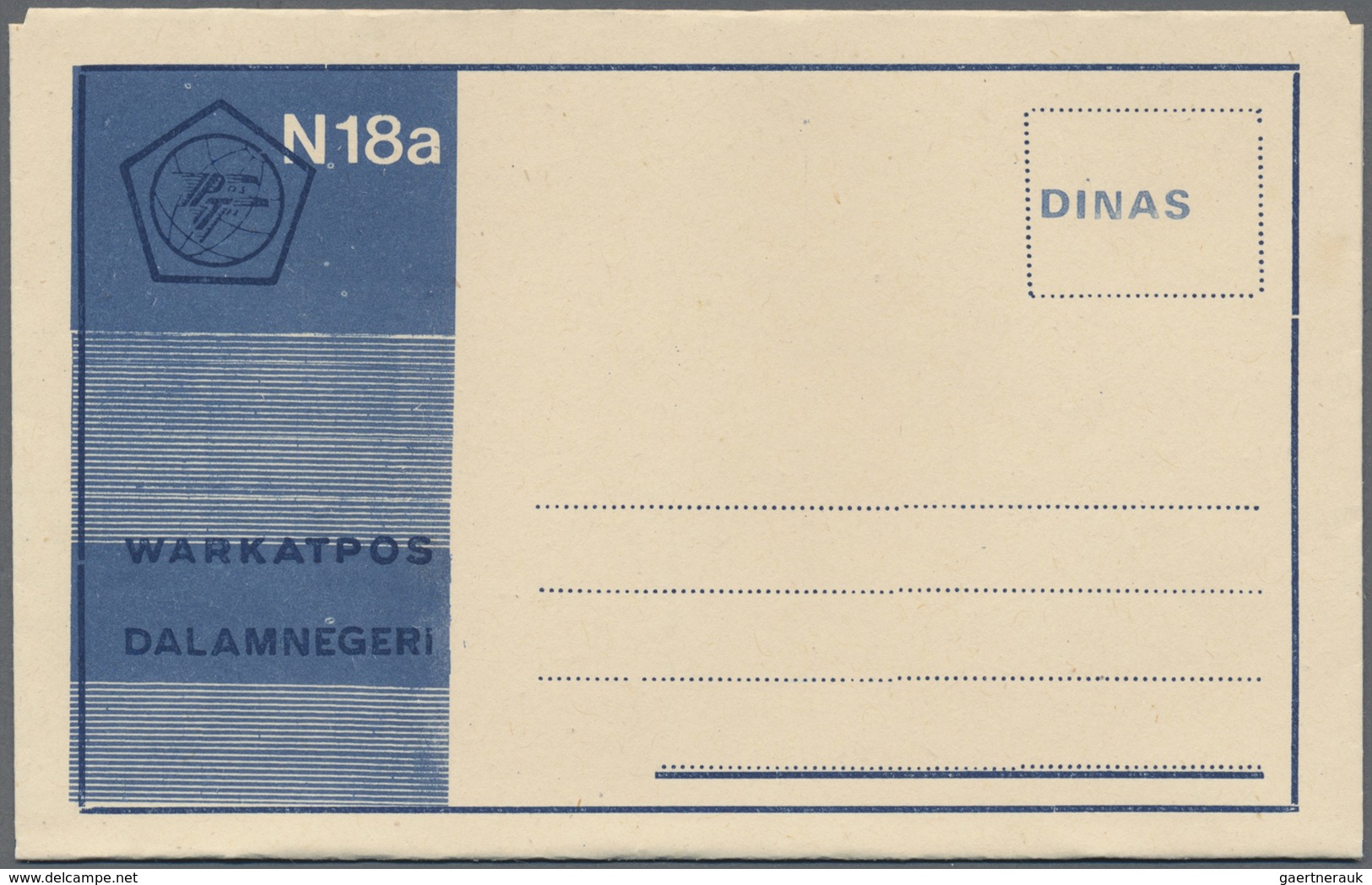 GA Indonesien: 1950/76, military / UN peacekeeping / govt. service special envelopes collection: Milita