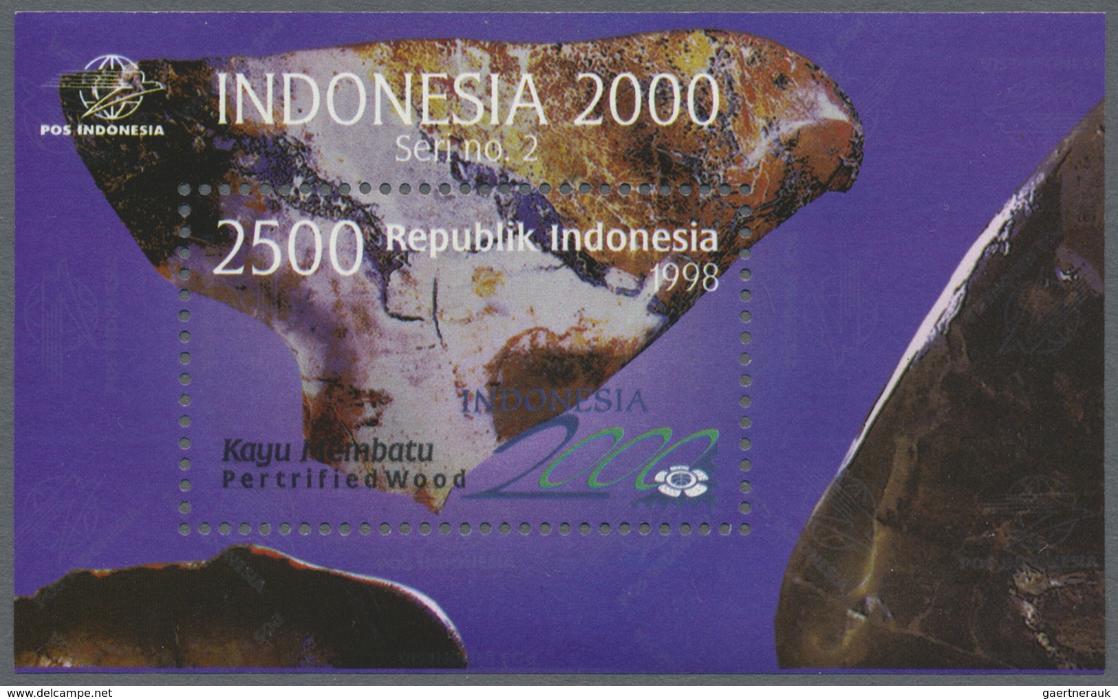 ** Indonesien: 1996/1998, Investment Lot Of Four Different Miniature Sheets In Different Quantities Mos - Indonésie