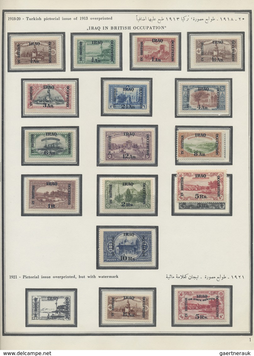**/* Irak: 1918-85, Collection In Farahbaksh Album Starting No.1-14, Very Good Part Early Issues, All Min - Iraq