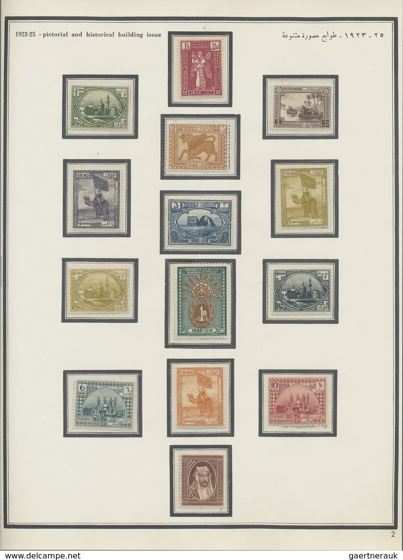 **/* Irak: 1918-85, Collection In Farahbaksh Album Starting No.1-14, Very Good Part Early Issues, All Min - Iraq