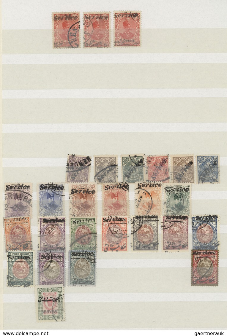 O/*/** Iran: 1875/1980 (ca.), Mostly used collection with many better classik stamps/issues incl. 11 values