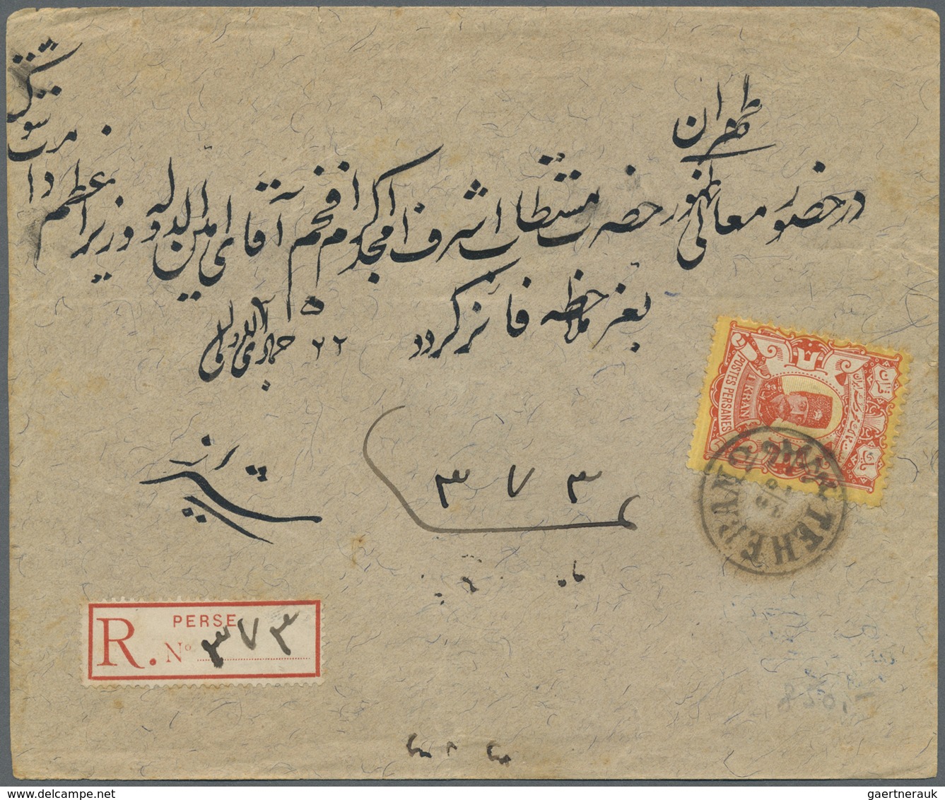 Br Iran: 1890-1910, 12 Covers Including Registered Mail, Scarce Cancellations Lengueboud, Djoulfa And R - Iran
