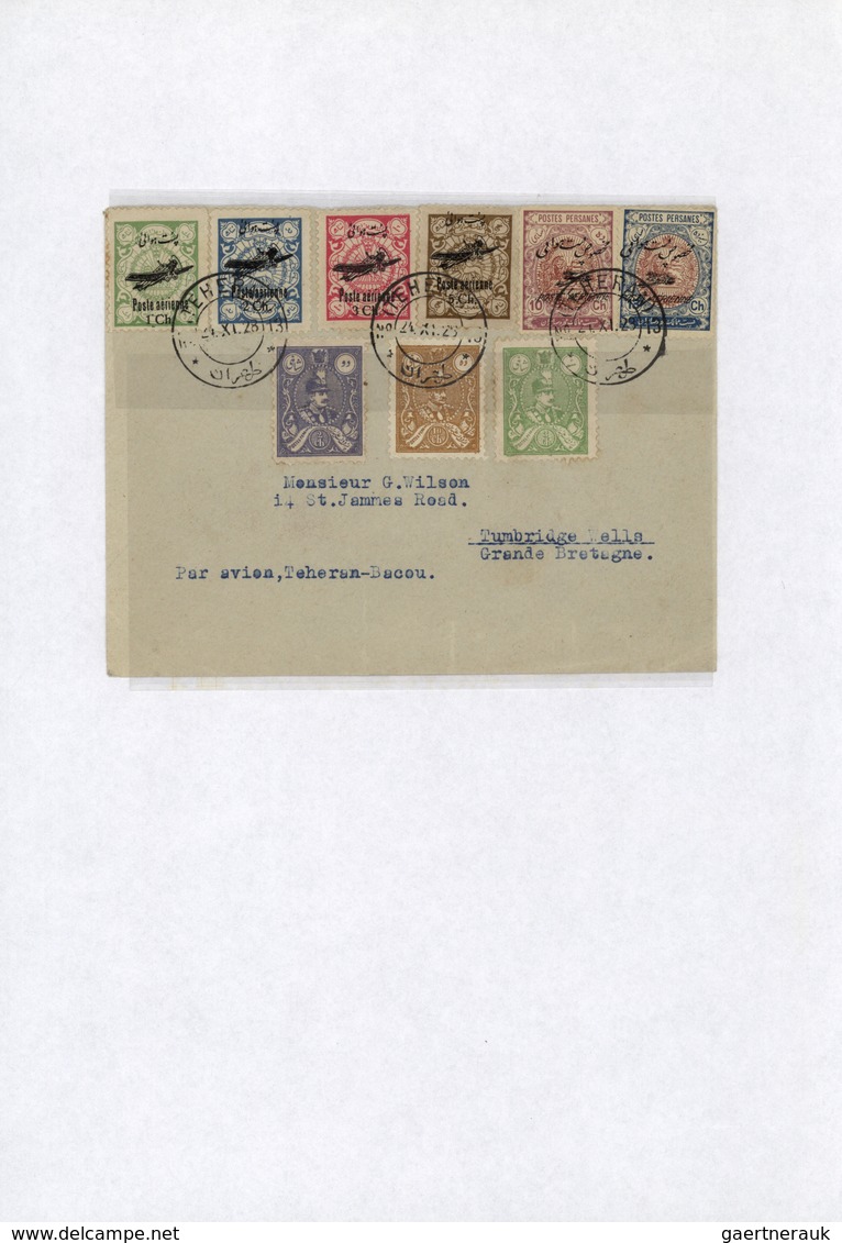 **/*/O/Br/GA Iran: 1917/44 (ca.), massive specialized collection mounted on pages inc. inverted ovpts., many cove