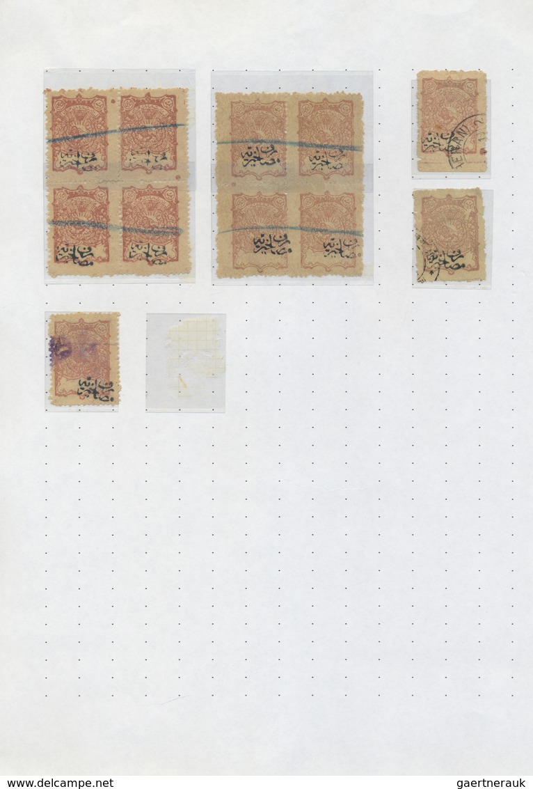 **/*/O/Br/GA Iran: 1917/44 (ca.), massive specialized collection mounted on pages inc. inverted ovpts., many cove