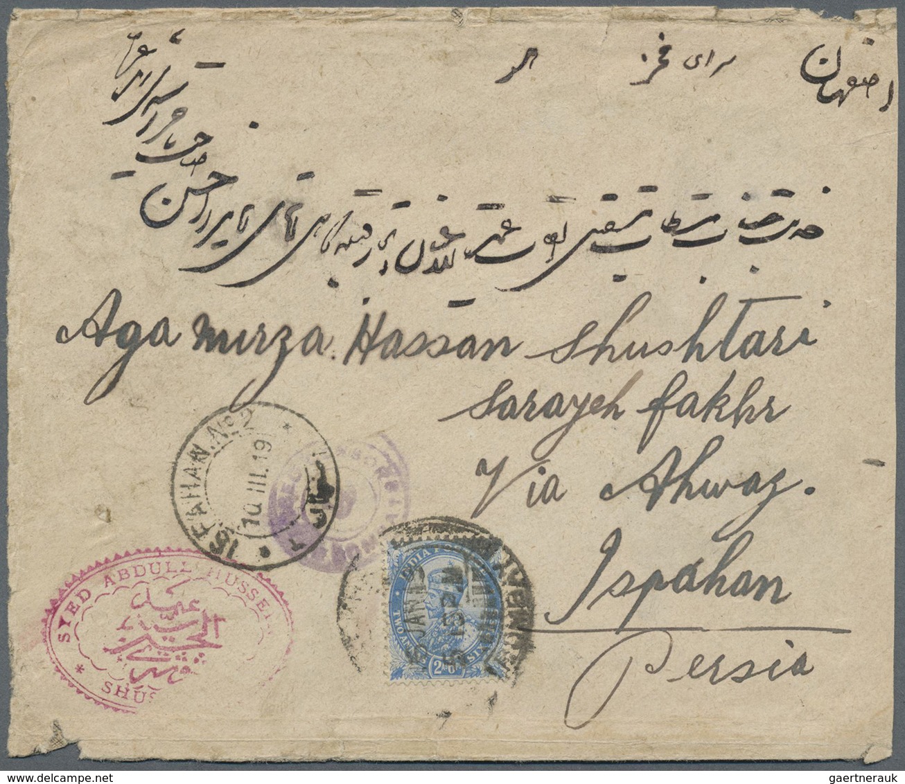 Br Iran: 1920-50, Incoming Mail : Group Of 12 Covers Most From India, Some Different, Fine Group - Iran