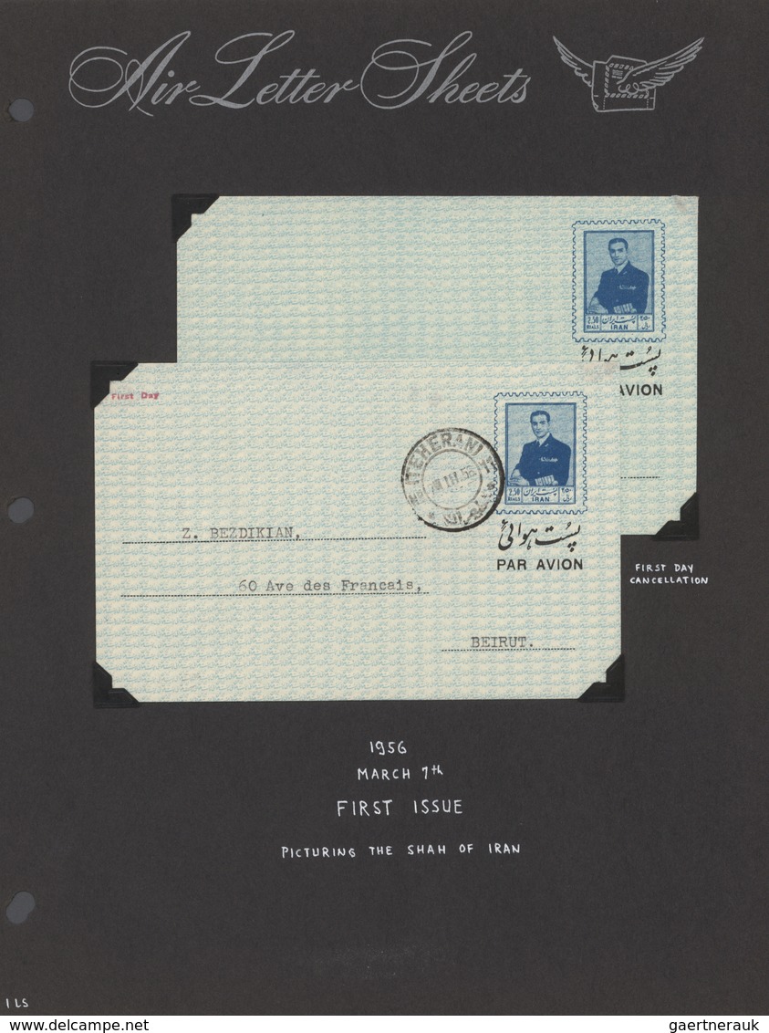 GA Iran: 1956/1990' (c.) : Comprehensive and specialized collection & accumulation of about 1850 postal