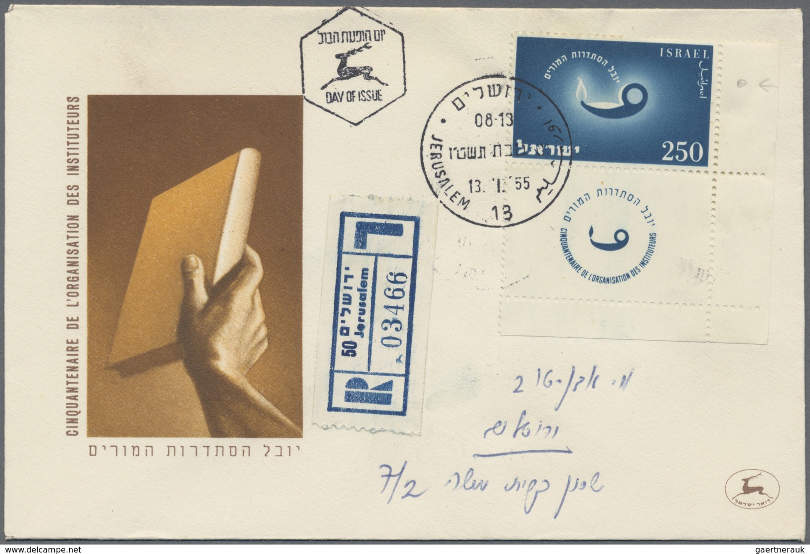 Israel: 1948/1993, collection/accumulation of apprx. 430 covers (f.d.c./commemorative covers referri