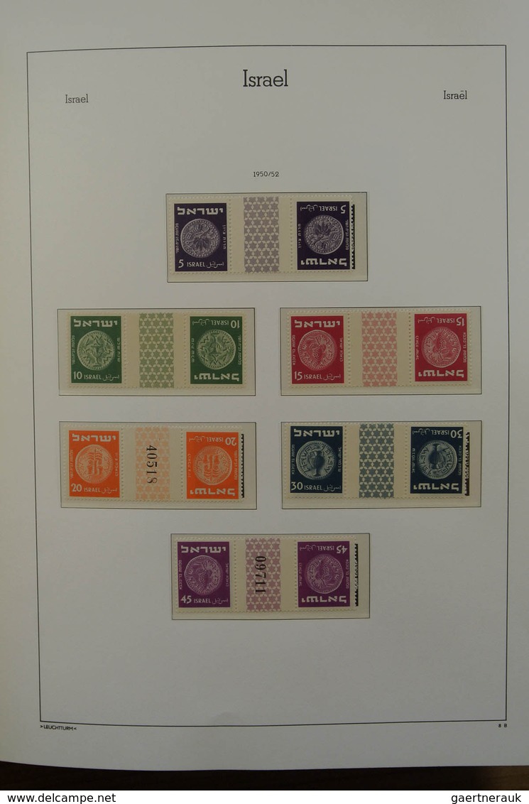 Israel: 1948/1980: Extensive MNH And Mint Hinged Accumulation Israel 1948-1980 In Albums, On Stockca - Andere & Zonder Classificatie