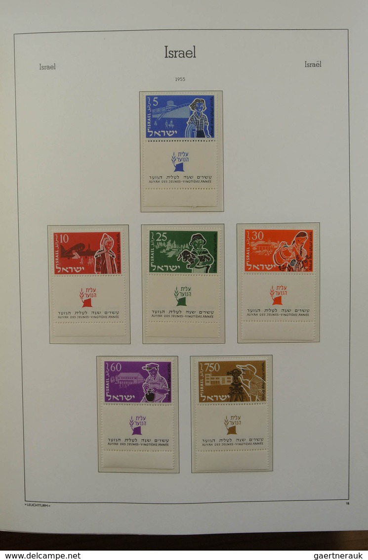 Israel: 1948/1980: Extensive MNH And Mint Hinged Accumulation Israel 1948-1980 In Albums, On Stockca - Autres & Non Classés