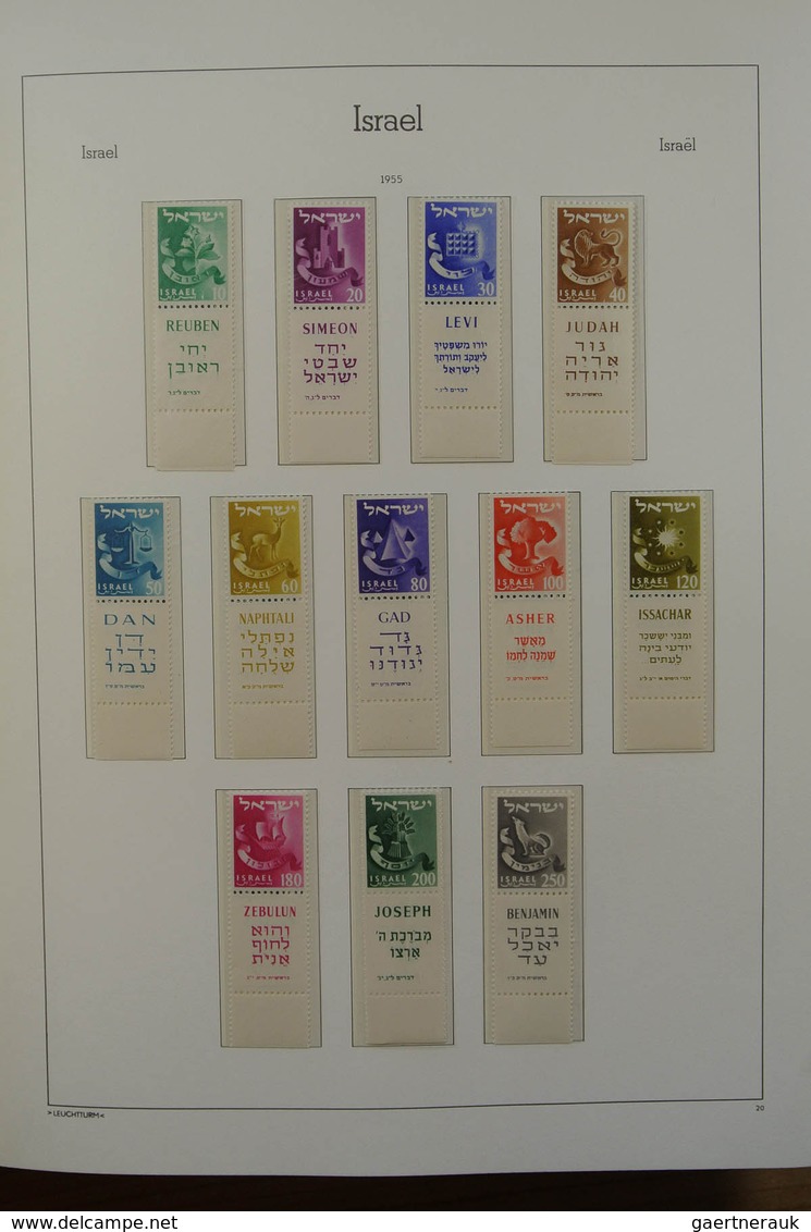 Israel: 1948/1980: Extensive MNH And Mint Hinged Accumulation Israel 1948-1980 In Albums, On Stockca - Andere & Zonder Classificatie