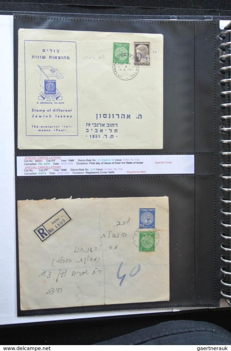 Israel: 1948/2011: Fantastic Covercollection, All With Special (listed) Cancellations, From The Very - Andere & Zonder Classificatie