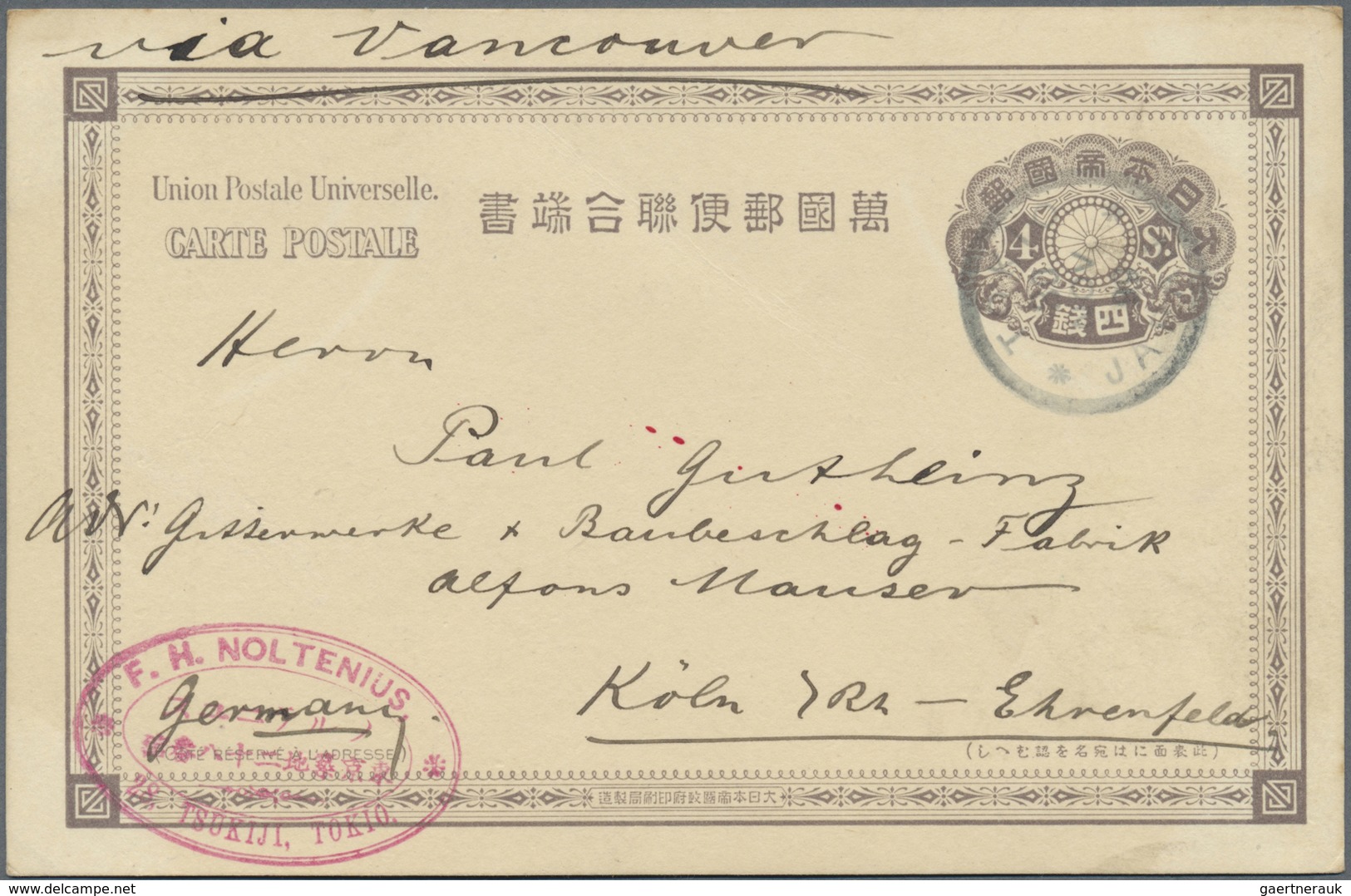 GA/ Japan: 1876/1939, Mint And Predominantly Used Stationery (20) Resp. Ppc (10). - Autres & Non Classés