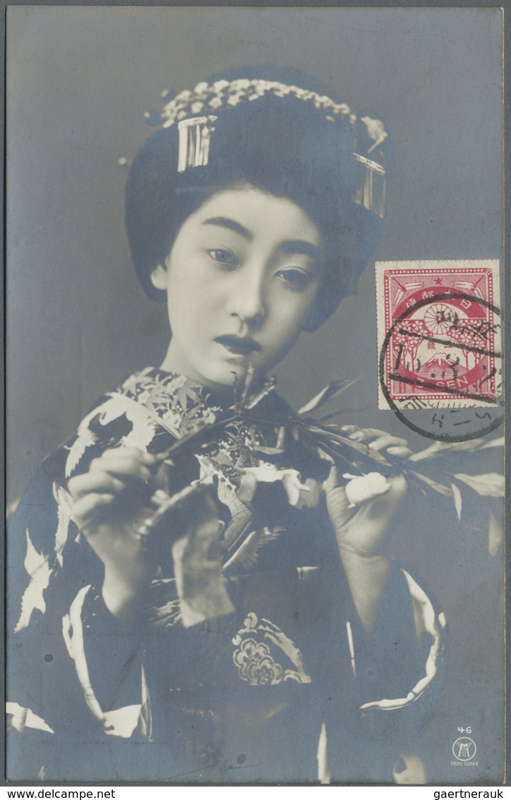 Japan: 1899/1923, Ppc (11) With Viewside Franks Inc. "Port Arthur I.J.P.O.", Plus One W/o Stamps. - Altri & Non Classificati
