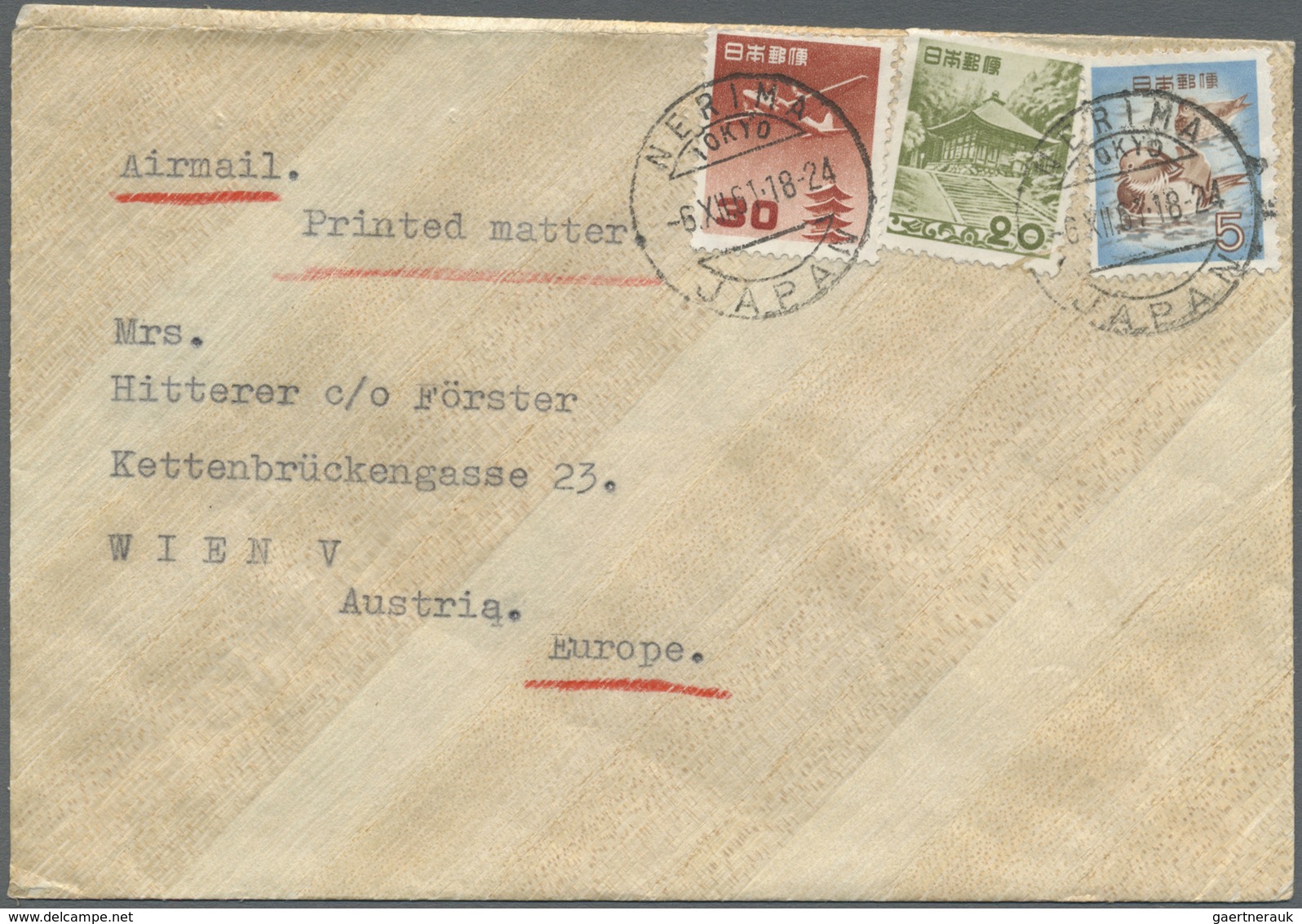 Br/GA/ Japan: 1950/90 (ca.), about 200 covers/used ppc/few used stationery, all gone to abroad, inc. regist