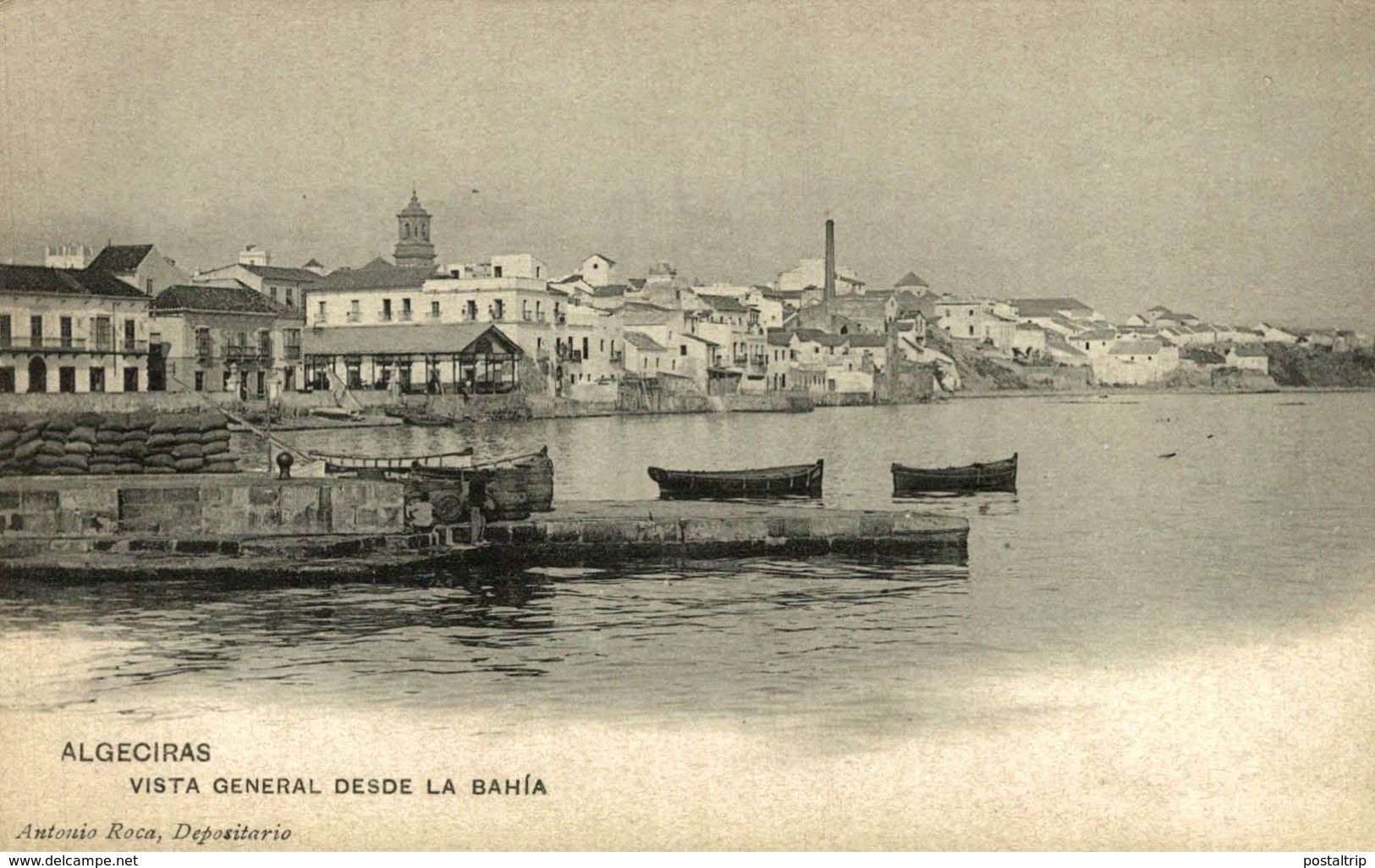 ALGECIRAS (CADIZ) - VISTA GENERAL DESDE LA BAHÍA. - Cádiz