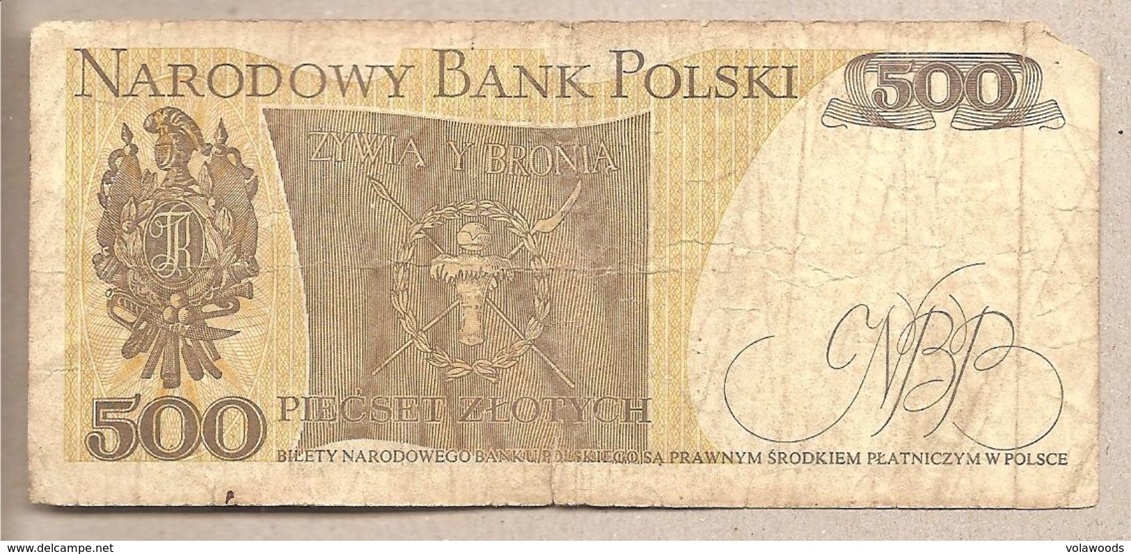 Polonia - Banconota Circolata Da 500 Zloty P-145d - 1982 - Polonia