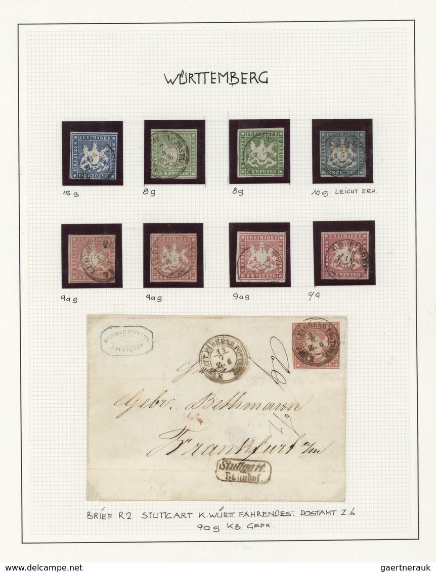 O/*/**/GA Finnland: 1856/1994, Mainly Used Collection In 2 Illustrated Albums With Many Coat Of Arms Issues, A - Lettres & Documents