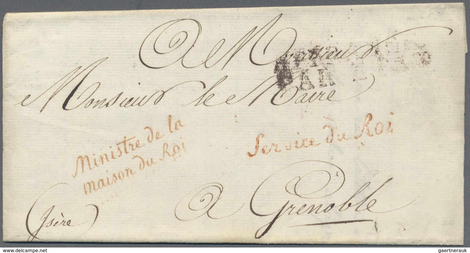 Br Frankreich - Vorphilatelie: 1720/1870 (ca.), enormous accumulation of apprx. 1.000 (roughly estimate