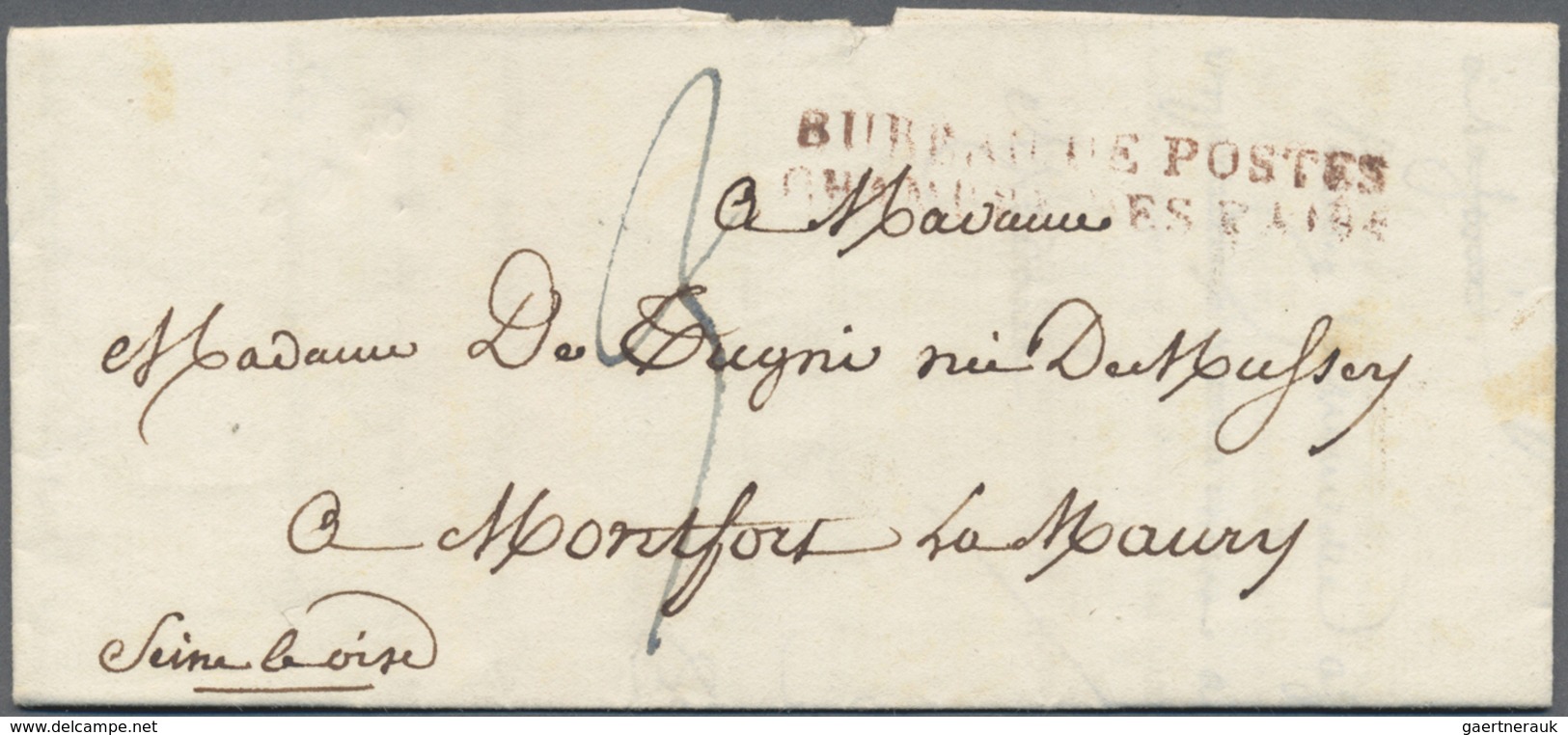 Br Frankreich - Vorphilatelie: 1720/1870 (ca.), enormous accumulation of apprx. 1.000 (roughly estimate