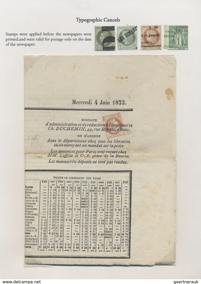 Br Frankreich: 1582/1930 (ca.), sophisticated collection of apprx. 200 covers, mainly stampless covers